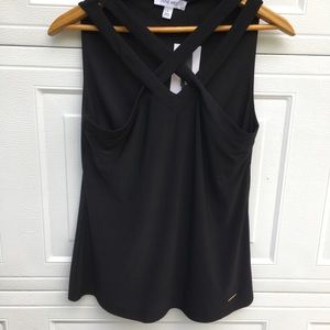 NWT NINE WEST DOUBLE CRISS CROSS TOP SIZE SMALL